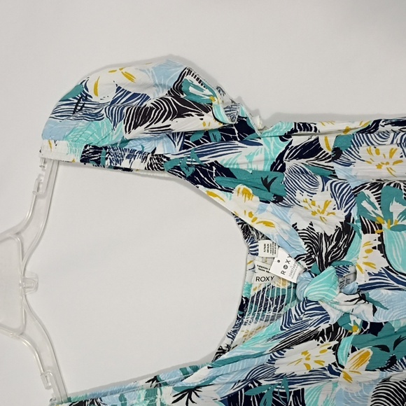 NWT Roxy Oceanview Mini Dress in Blue and White Girls Size XL - Picture 2 of 8